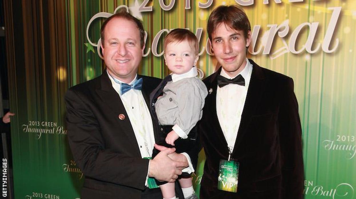 Governor Jared Polis and First Gentleman Marlon Reis