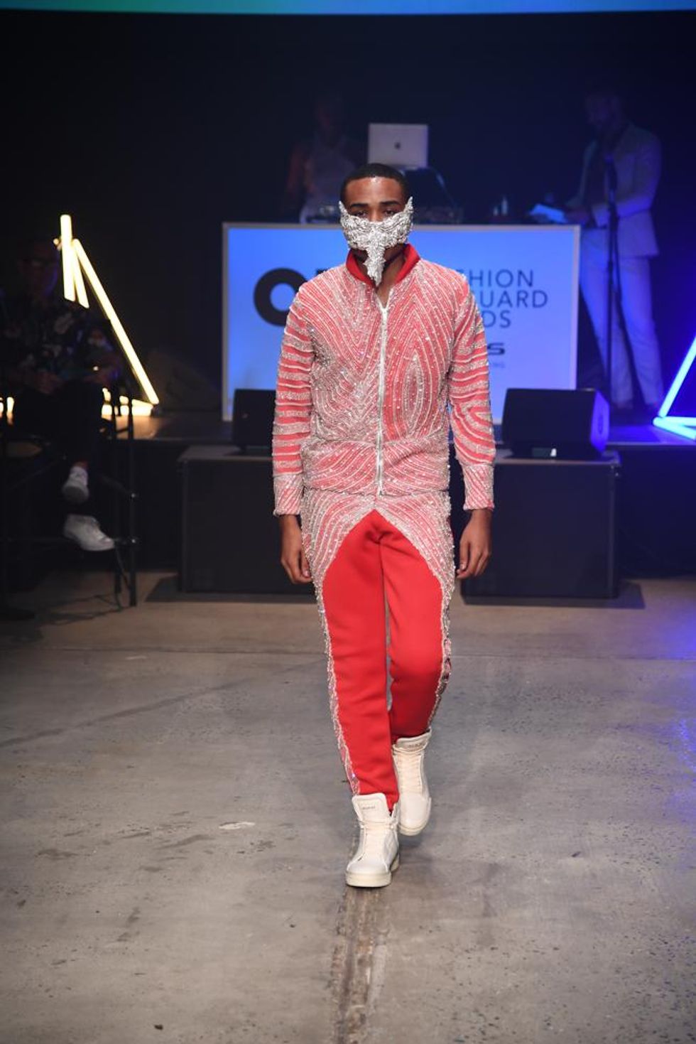 Grayling Purnell's model on the runway