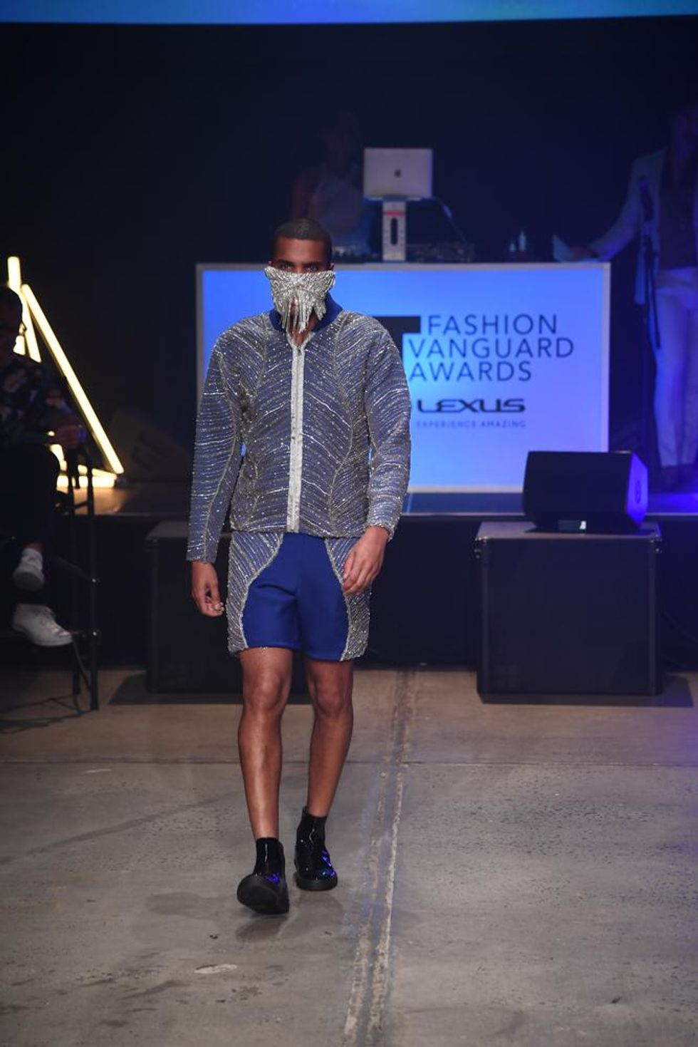 Grayling Purnell's model on the runway