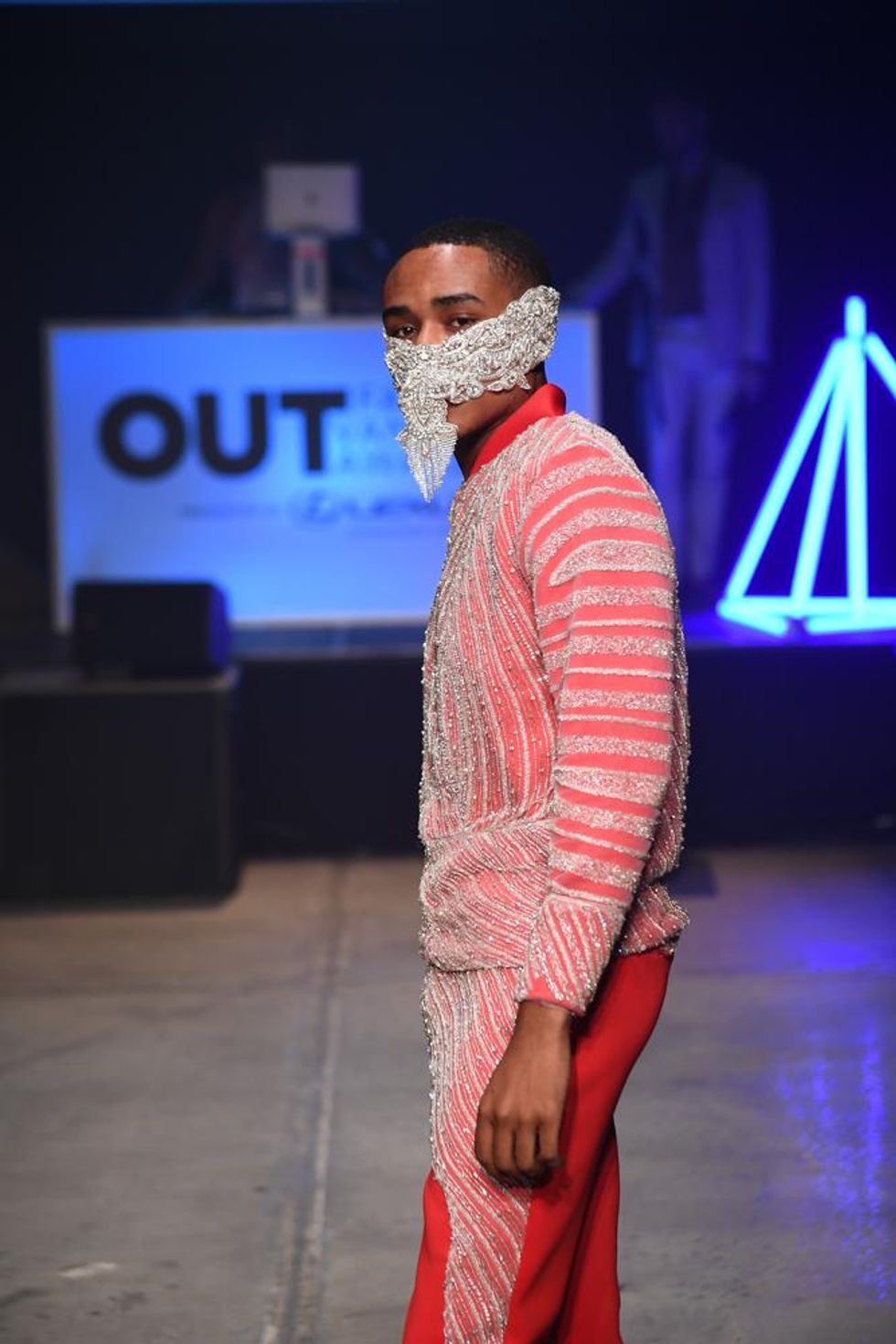 Grayling Purnell's model on the runway