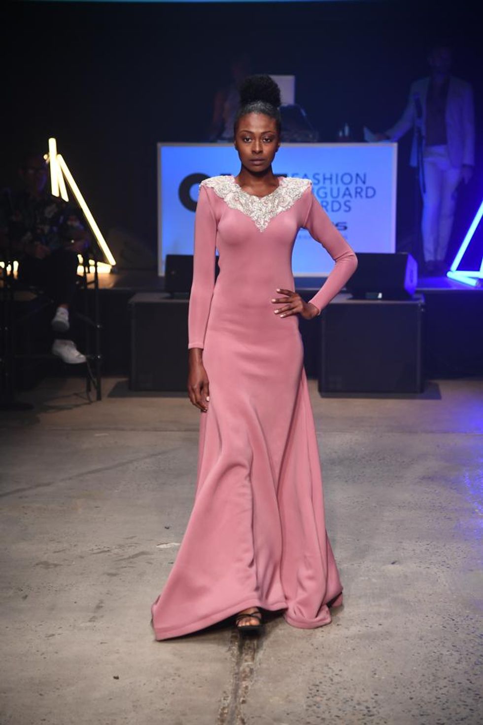 Grayling Purnell's model on the runway