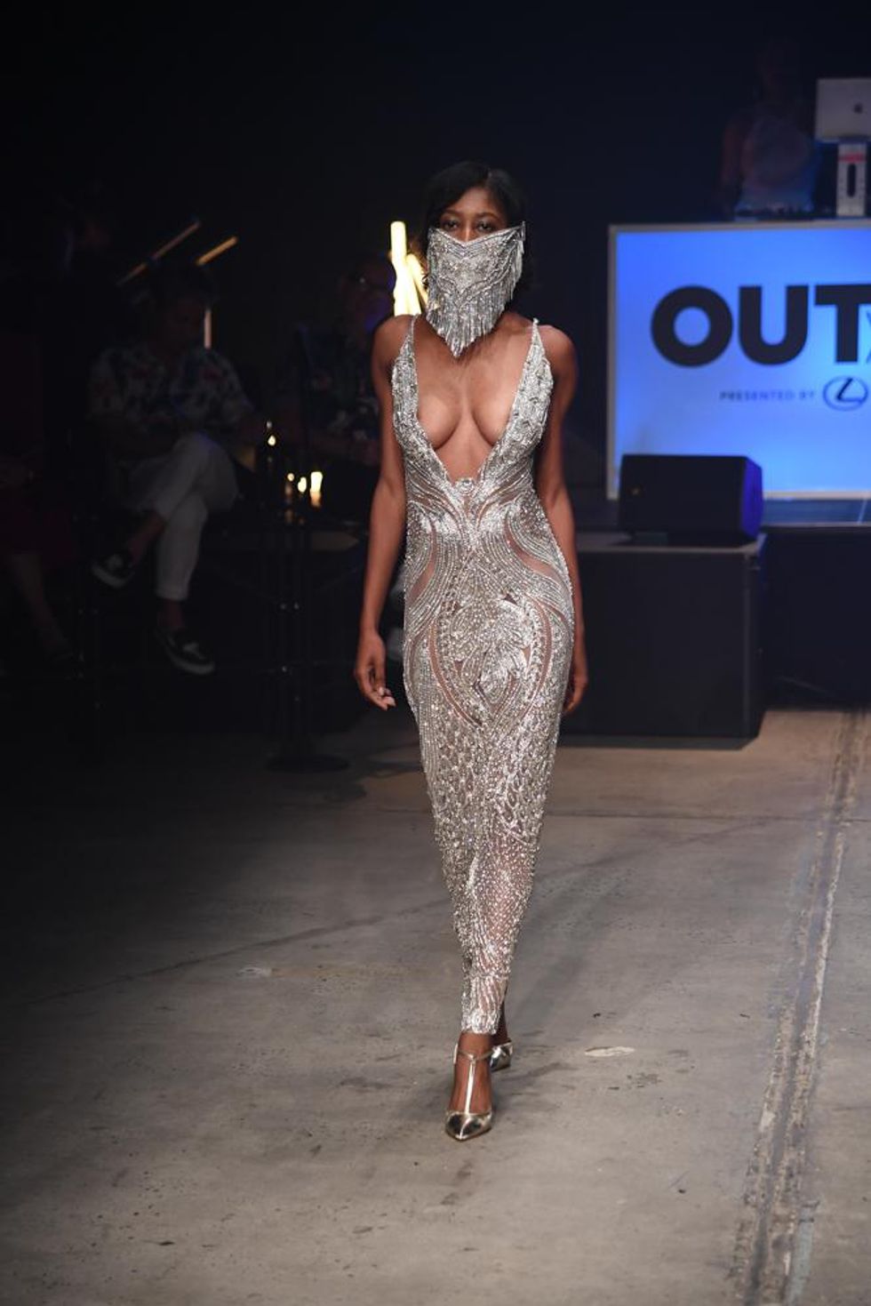 Grayling Purnell's model on the runway