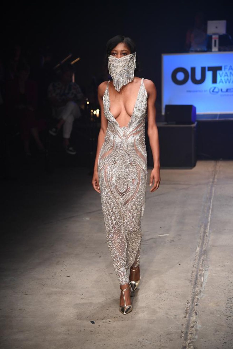 Grayling Purnell's model on the runway