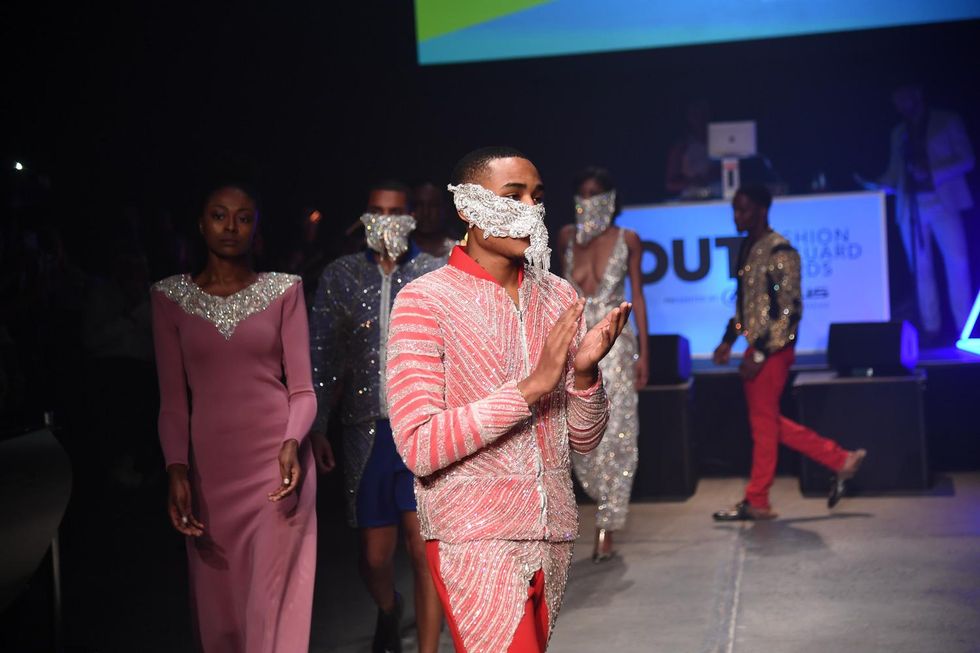 Grayling Purnell's models on the runway