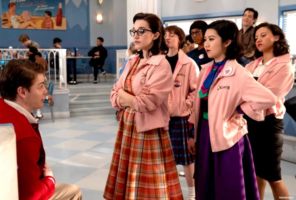 grease rise of the pink ladies