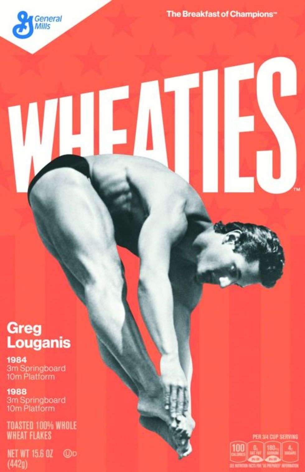 Greg Louganis Wheaties box.