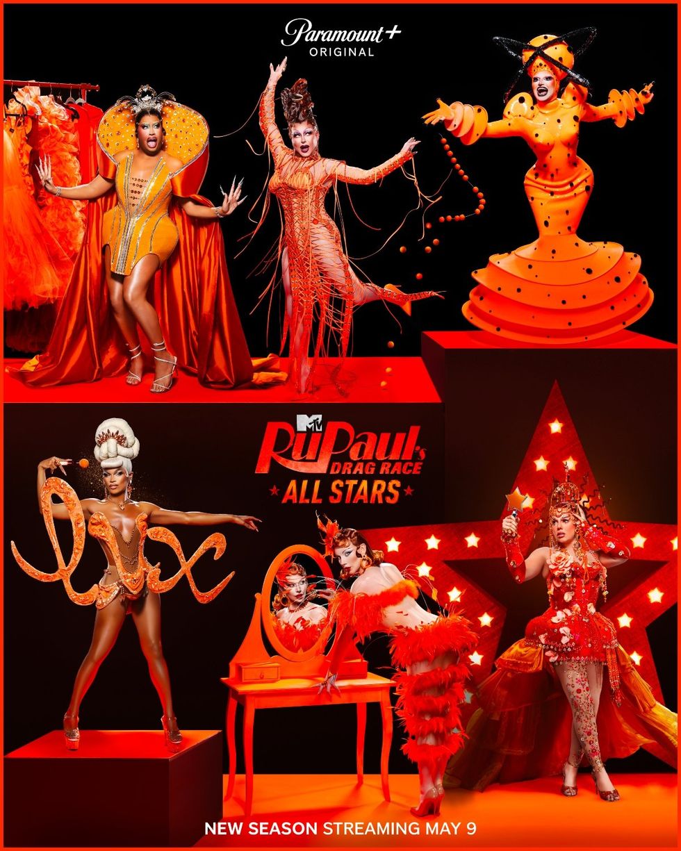 Group Orange on RuPaul's Drag Race All Stars 10