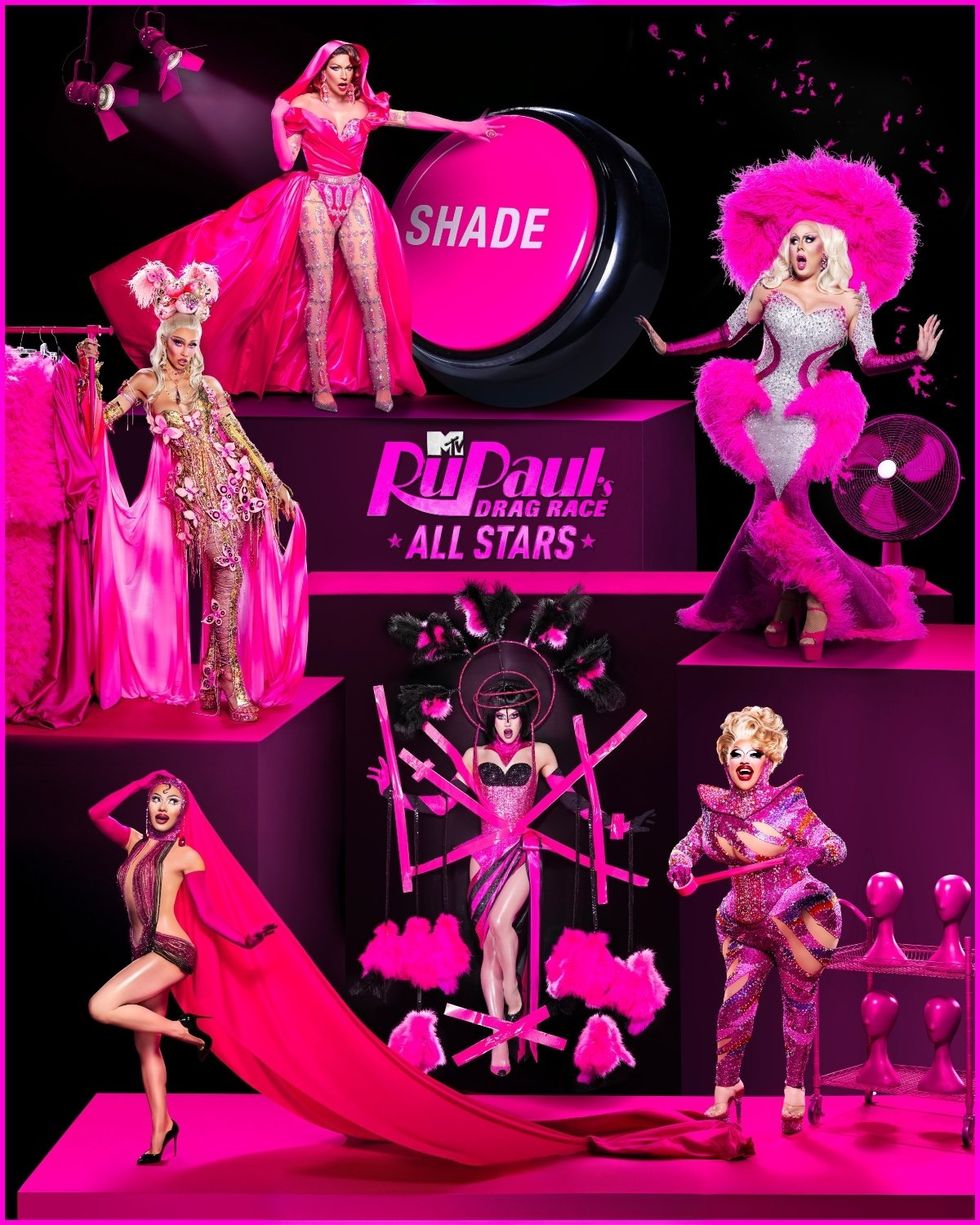 Group Pink on RuPaul's Drag Race All Stars 10