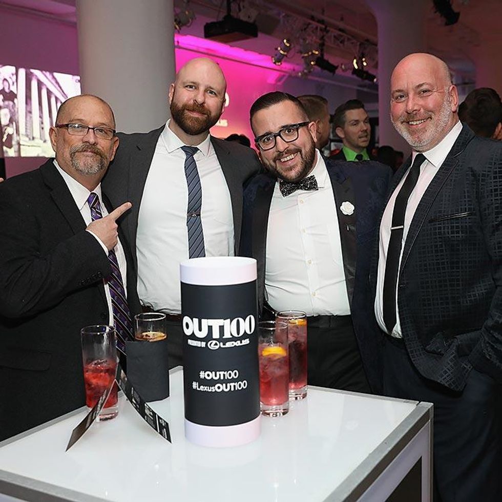 Guests attend the 2016 OUT100 Gala