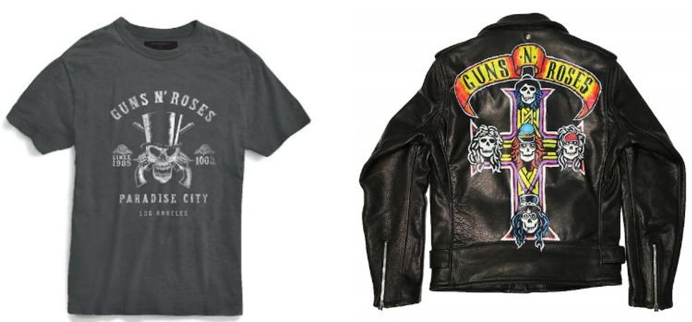 Guns roses jacket t-shirt merch john varvatos