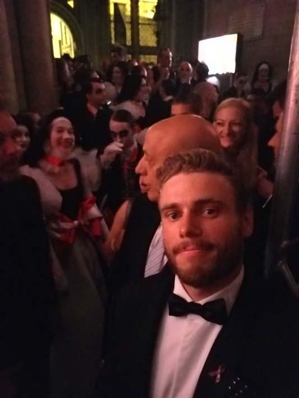 Gus at the big event.