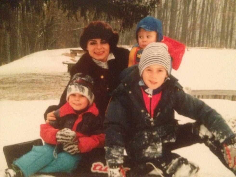 Gus Kenworthy, 2 years old.