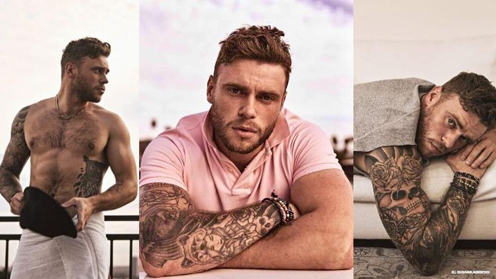 Gus Kenworthy appears in the photo book At Home by Brian Kaminsky