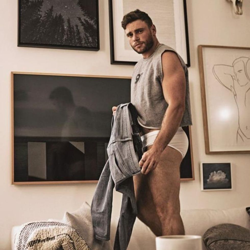 Gus Kenworthy appears in the photo book At Home by Brian Kaminsky