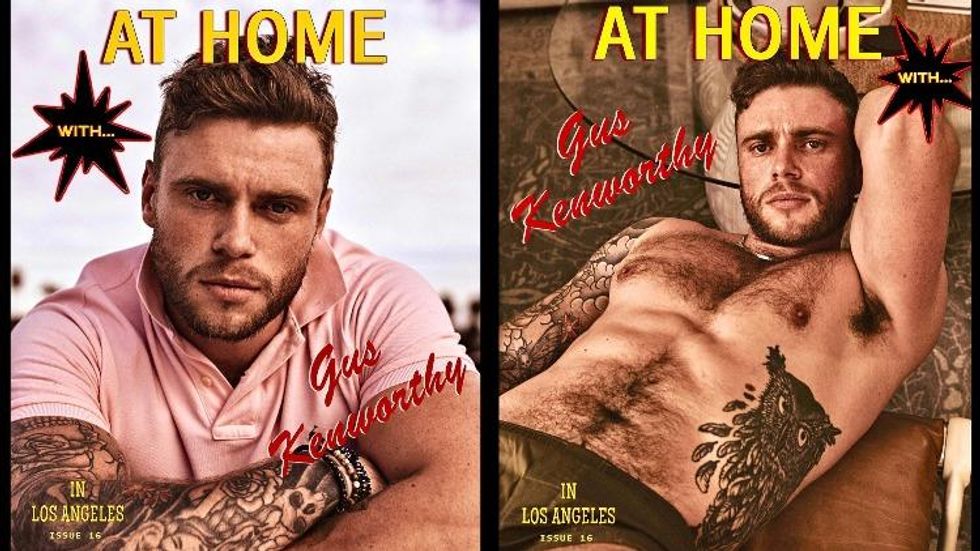 Gus Kenworthy appears in the photo book At Home by Brian Kaminsky