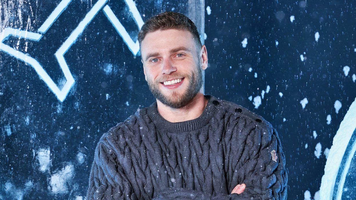 Gus Kenworthy at the Moncler Grenoble Fall/Winter 2025 Show in Courchevel, France