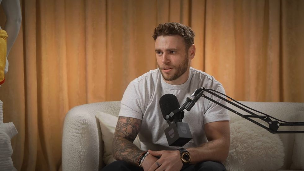 Gus Kenworthy on Grindr's Who's the A**hole podcast hosted by Katya