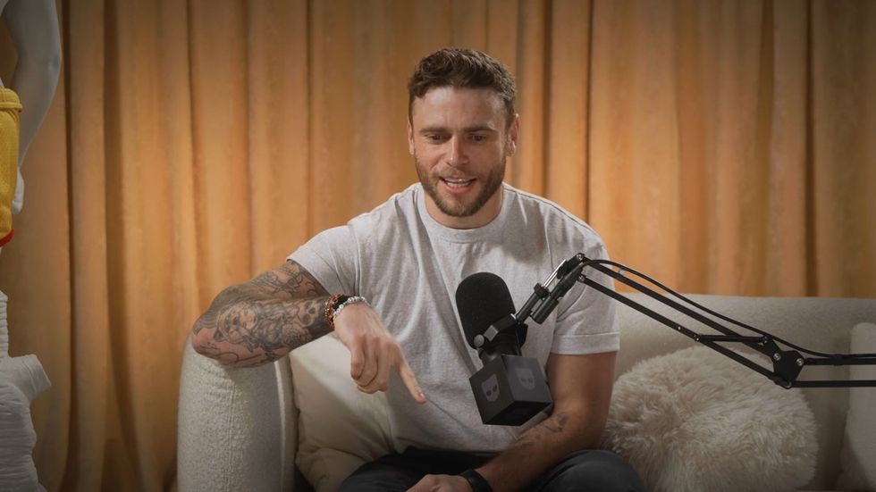 Gus Kenworthy on Grindr's Who's the A**hole podcast hosted by Katya