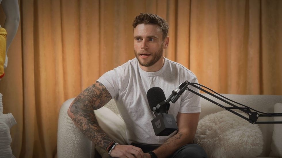 Gus Kenworthy on Grindr's Who's the A**hole podcast hosted by Katya