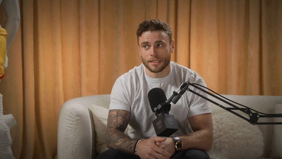 Gus Kenworthy on Grindr's Who's the A**hole podcast hosted by Katya