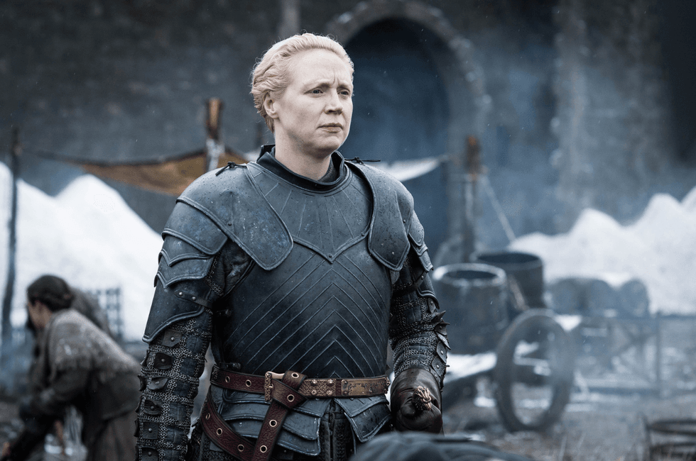 Gwendoline Christie as Brienne of Tarth