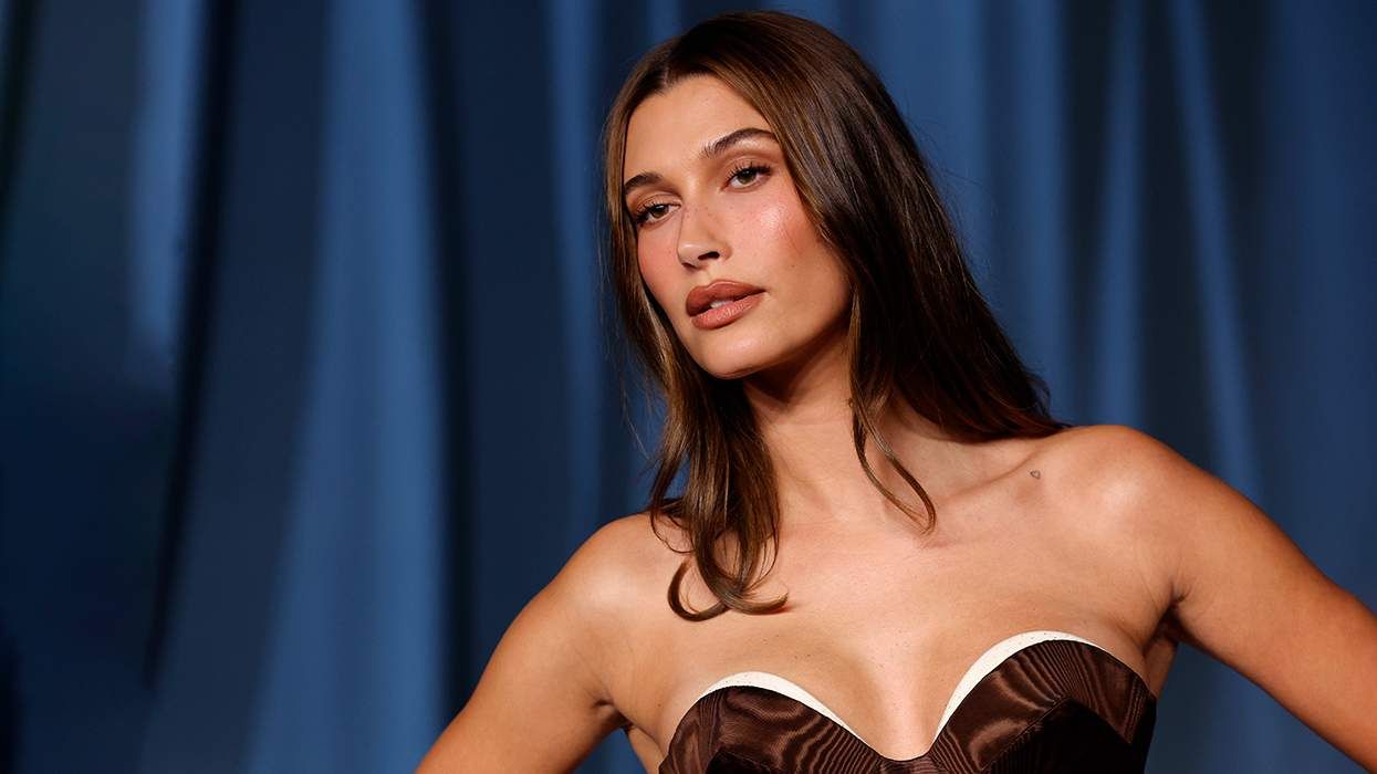 Hailey Bieber at the 5th annual Academy Museum Gala in Los Angeles California in 2025