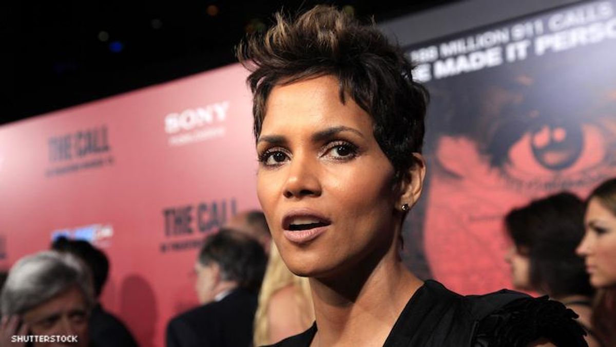 Halle Berry on red carpet