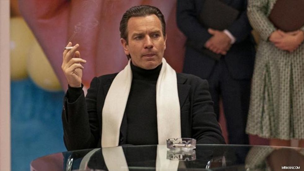 Halston's popper scene wins a MrMan.com Manatomy Award!