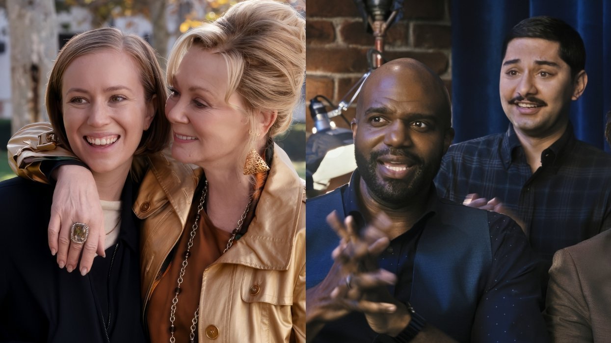 Hannah Einbinder and Jean Smart; Carl Clemons-Hopkins and Mark Indelicato on Hacks season 3