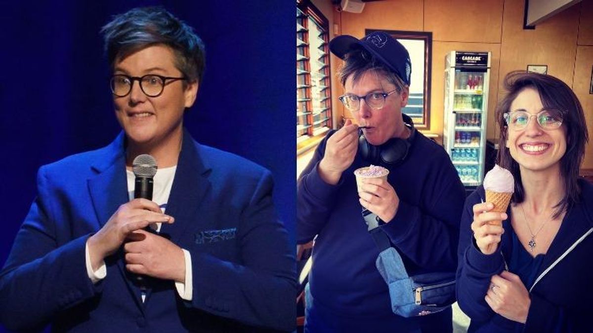 Hannah Gadsby and her wife