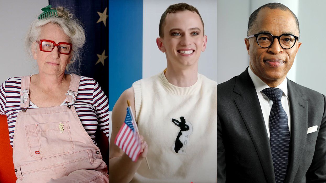 Harper Steele Matt Bernstein Jonathan Capehart in short form documentary Reclaim the Flag