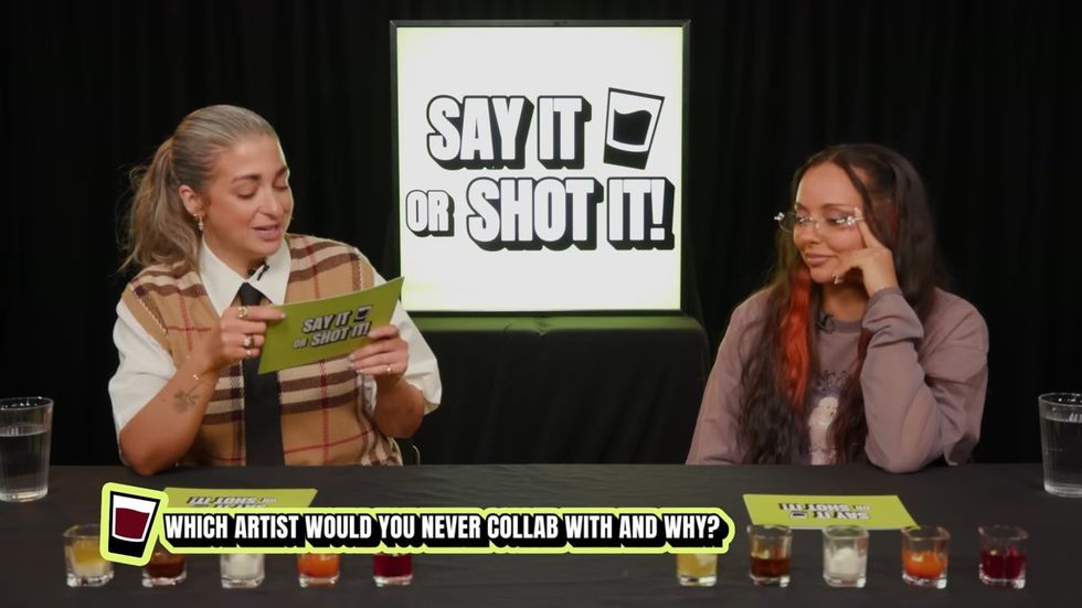 Harriet Rose and Jade Thirlwall in Say It or Shot It interview on KISS FM UK
