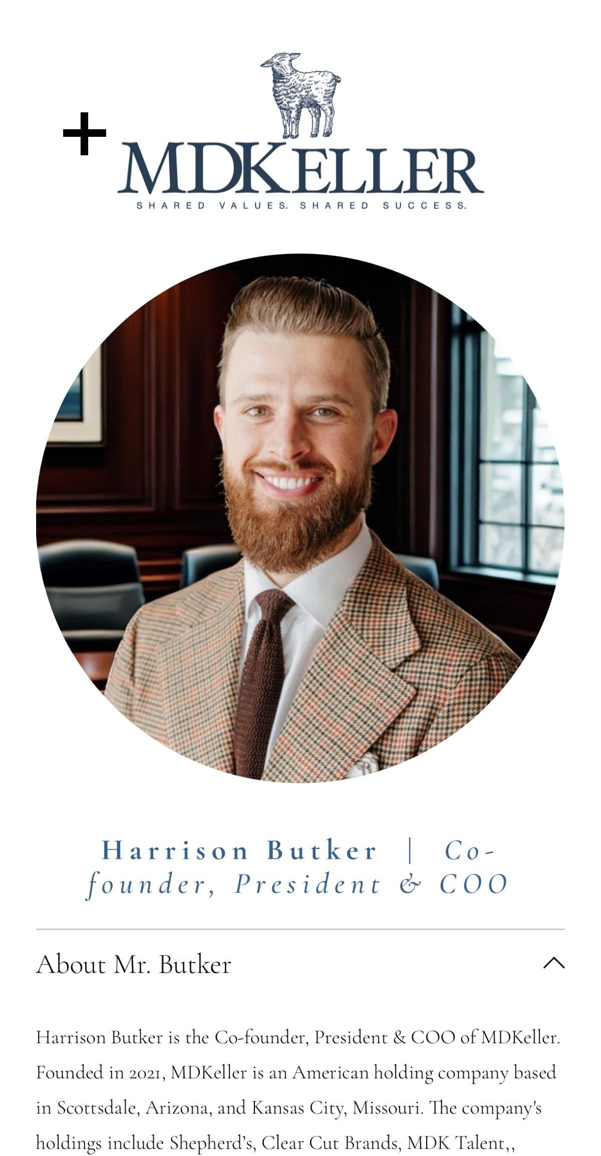 Harrison Butker on MDKeller.com