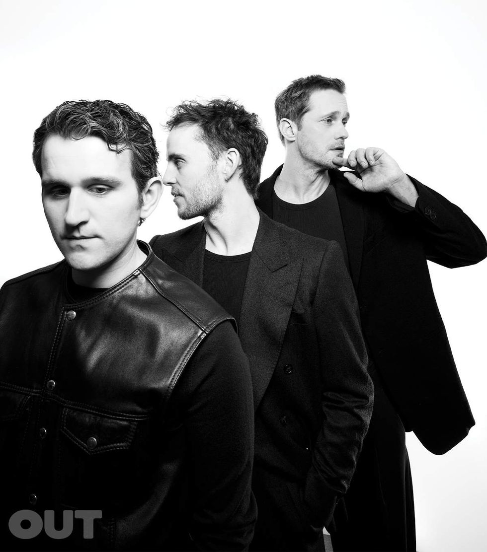 Harry Melling, Harry Lighton, and Alexander Skarsgard