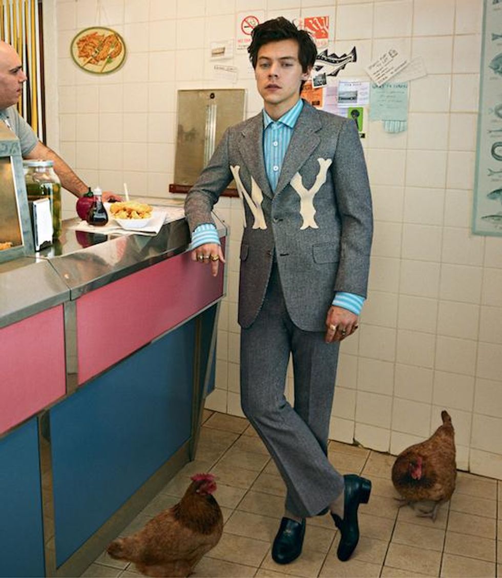 Harry Styles Stars in the New Gucci Tailoring Campaign