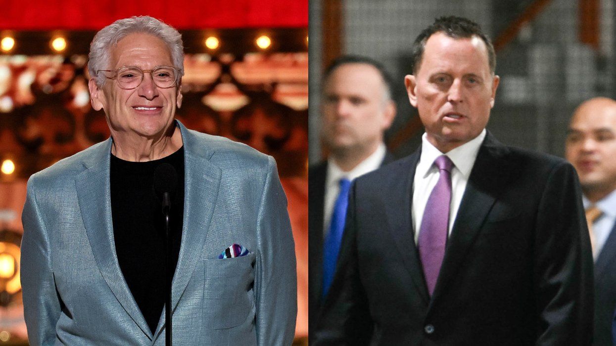 Harvey Fierstein at the 2024 Tony Awards; Richard Grenell at the John F. Kennedy Center for the Performing Arts