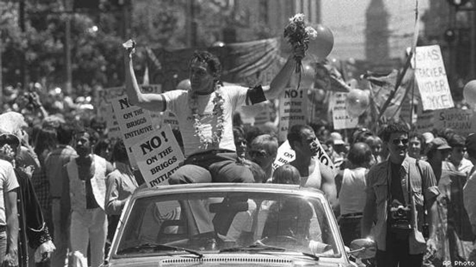 Harvey Milk 40th Anniversary Milk Day Stoli Bottle Launch Oz Montania