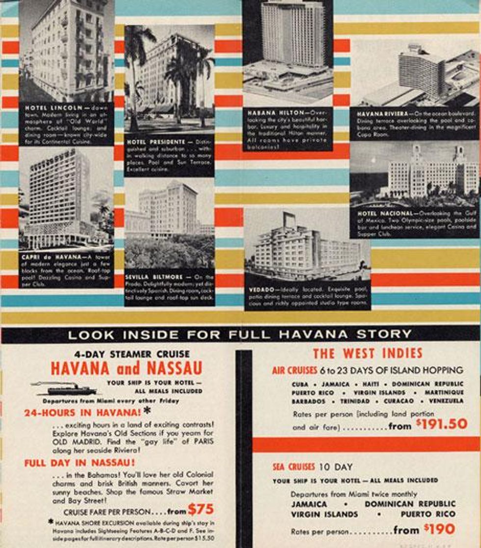 "Havana Tours," 1957.
