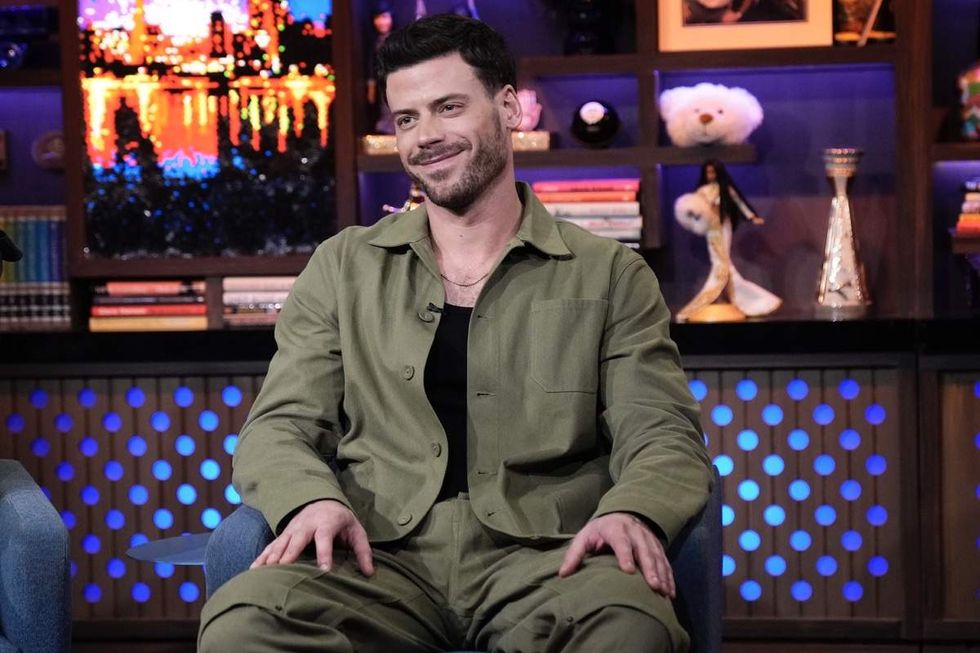 Heated Rivalry actor Fran\u00e7ois Arnaud during the January 19, 2026 episode of Watch What Happens Live With Andy Cohen
