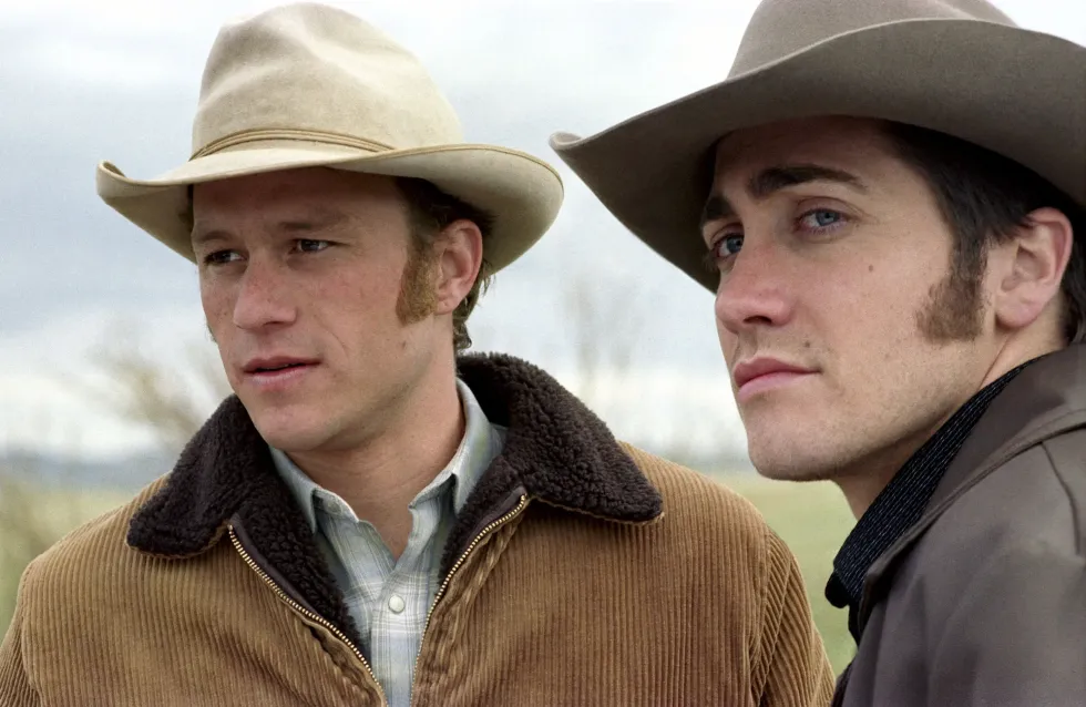 Heath Ledger and Jake Gyllenhaal in 'Brokeback Mountain'
