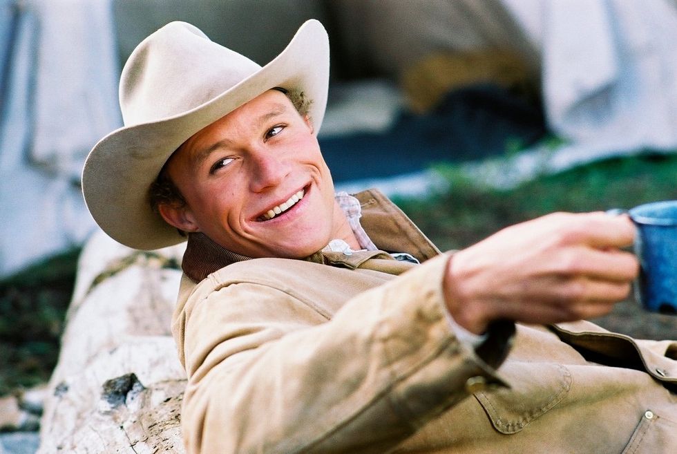 Heath Ledger in Brokeback Mountain