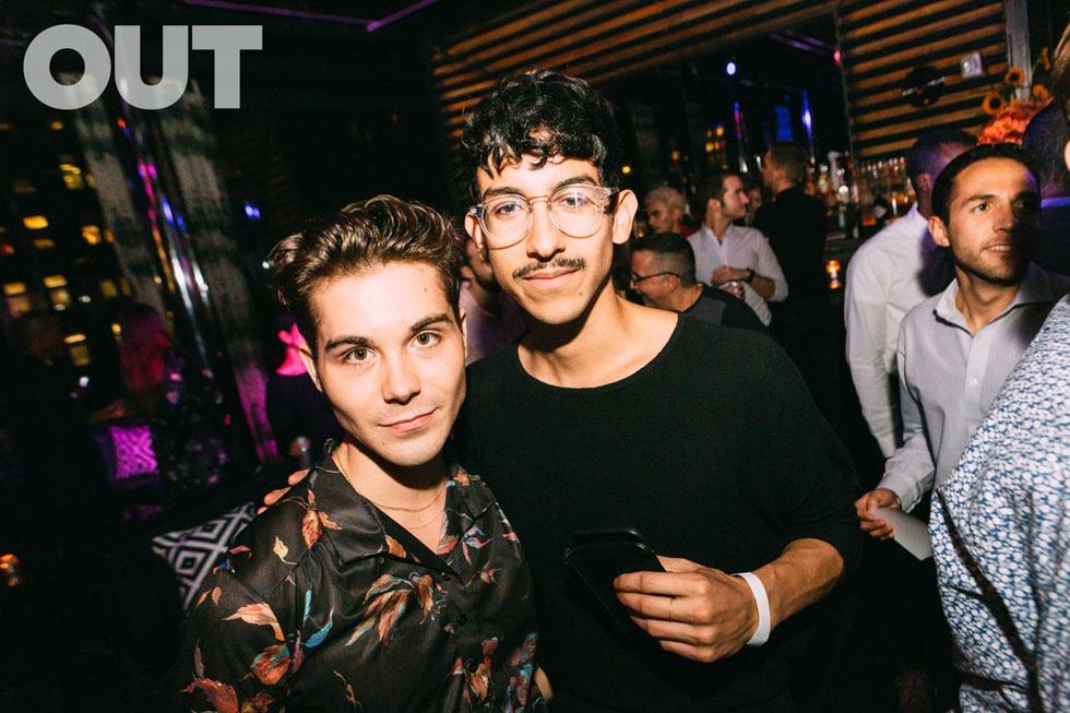 Hello Mr. Executive Editor Fran Tirado (right) and guest