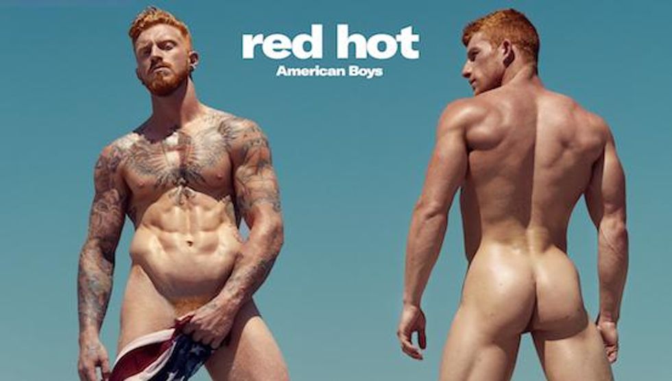 Here's A Peek at the 'Red Hot American Boys' Calendar