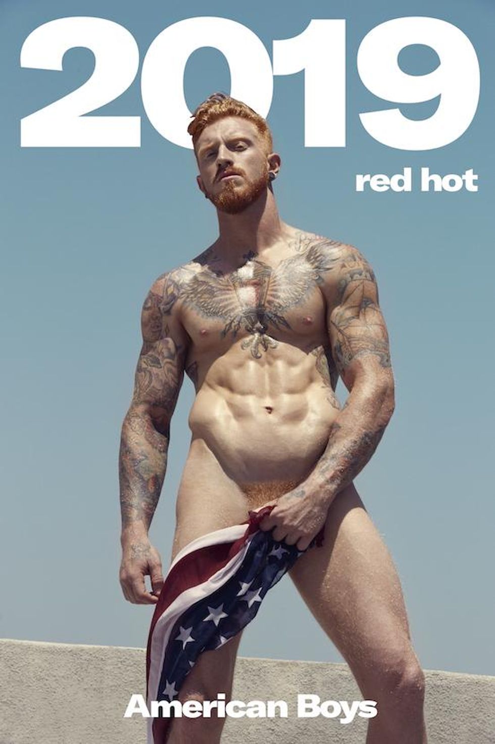 Here's A Peek at the 'Red Hot American Boys' Calendar