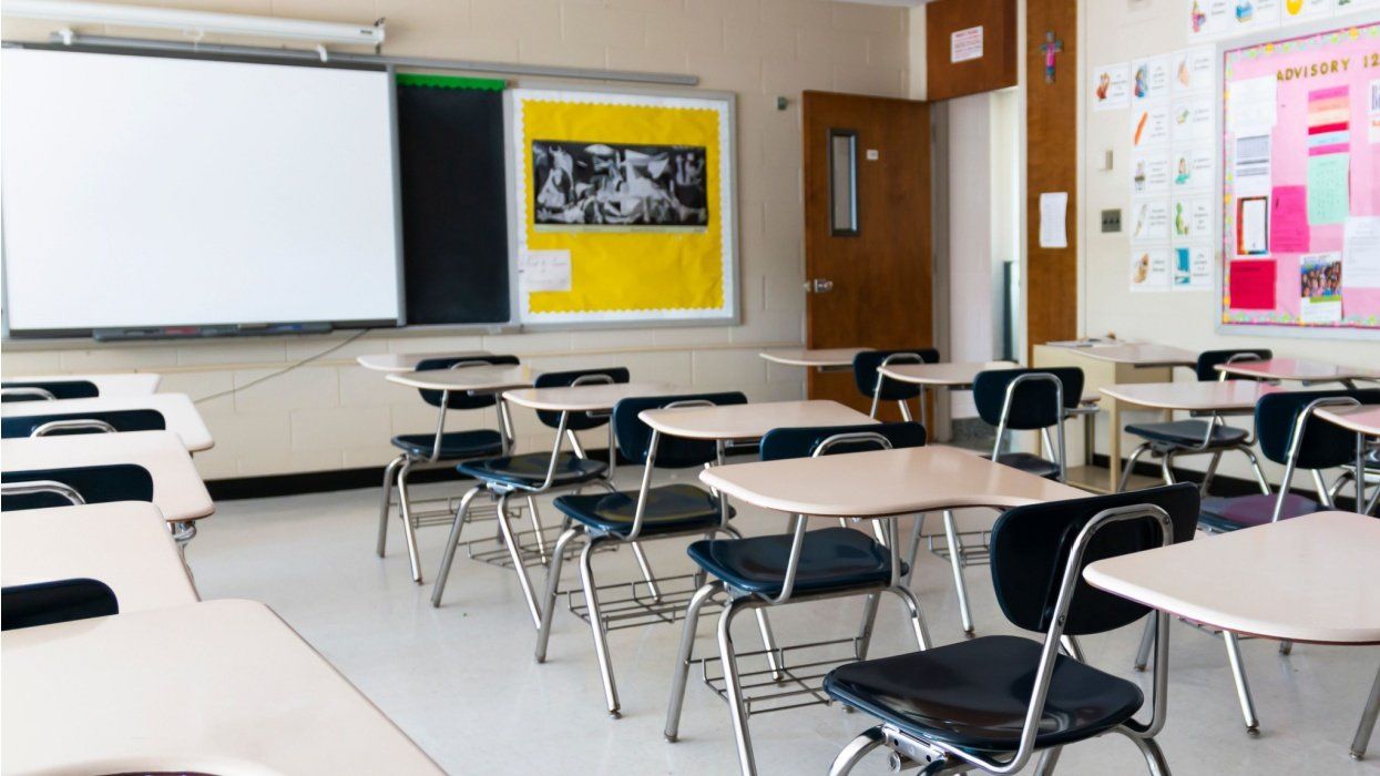 high school classroom