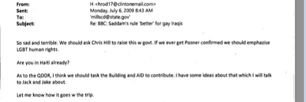 Hilary Clinton Email