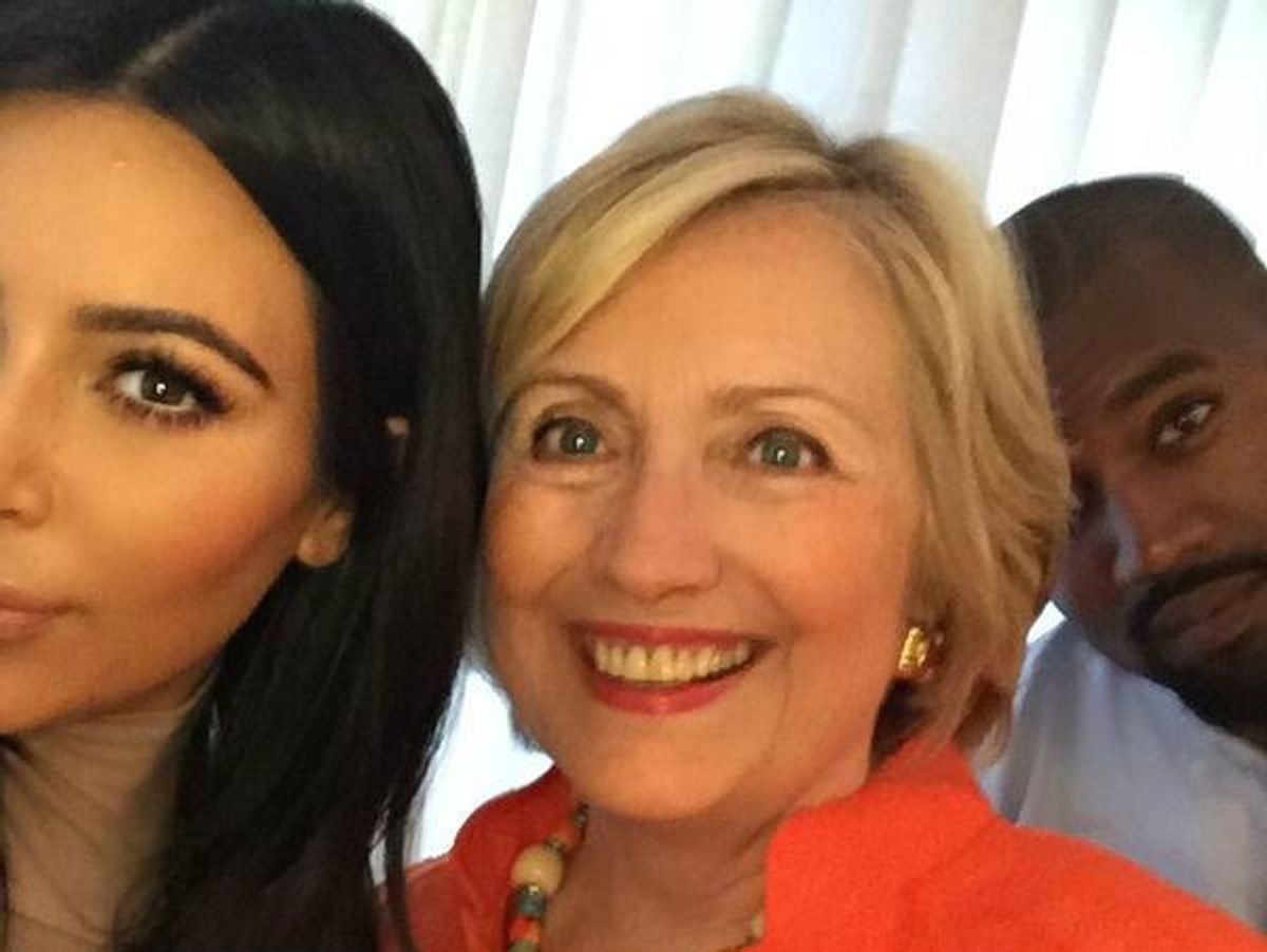 Hilary Clinton, Kim Kardashian
