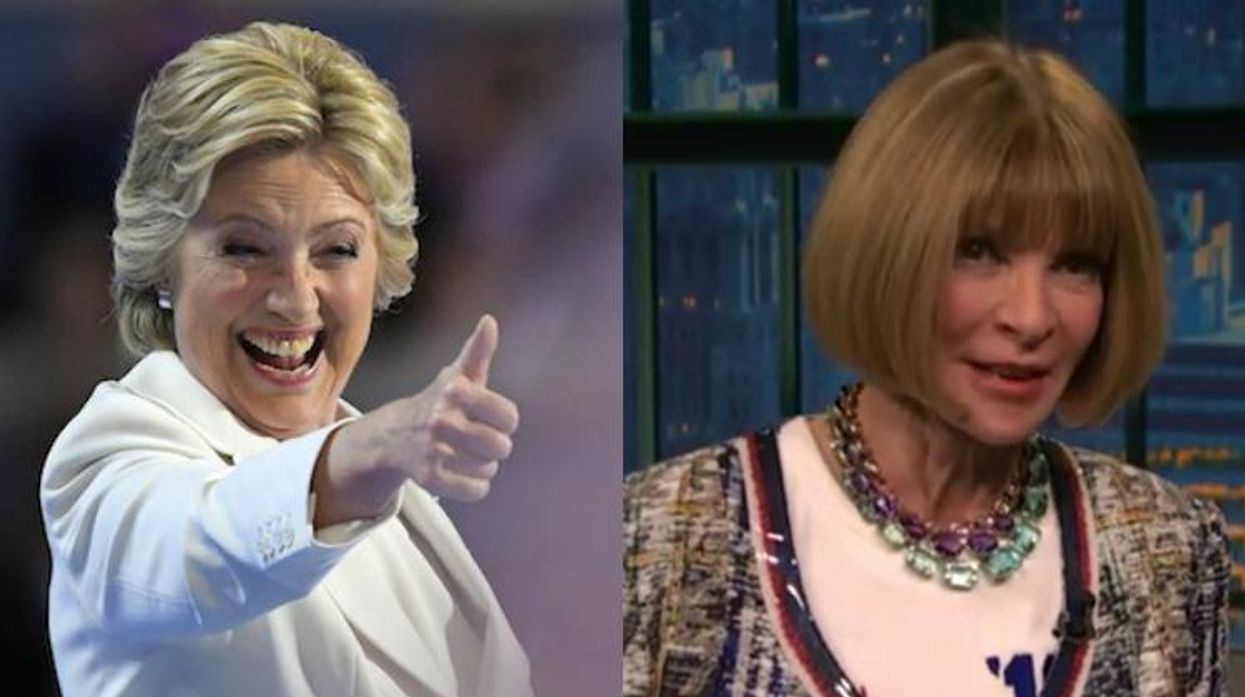 Hillary Anna Wintour style