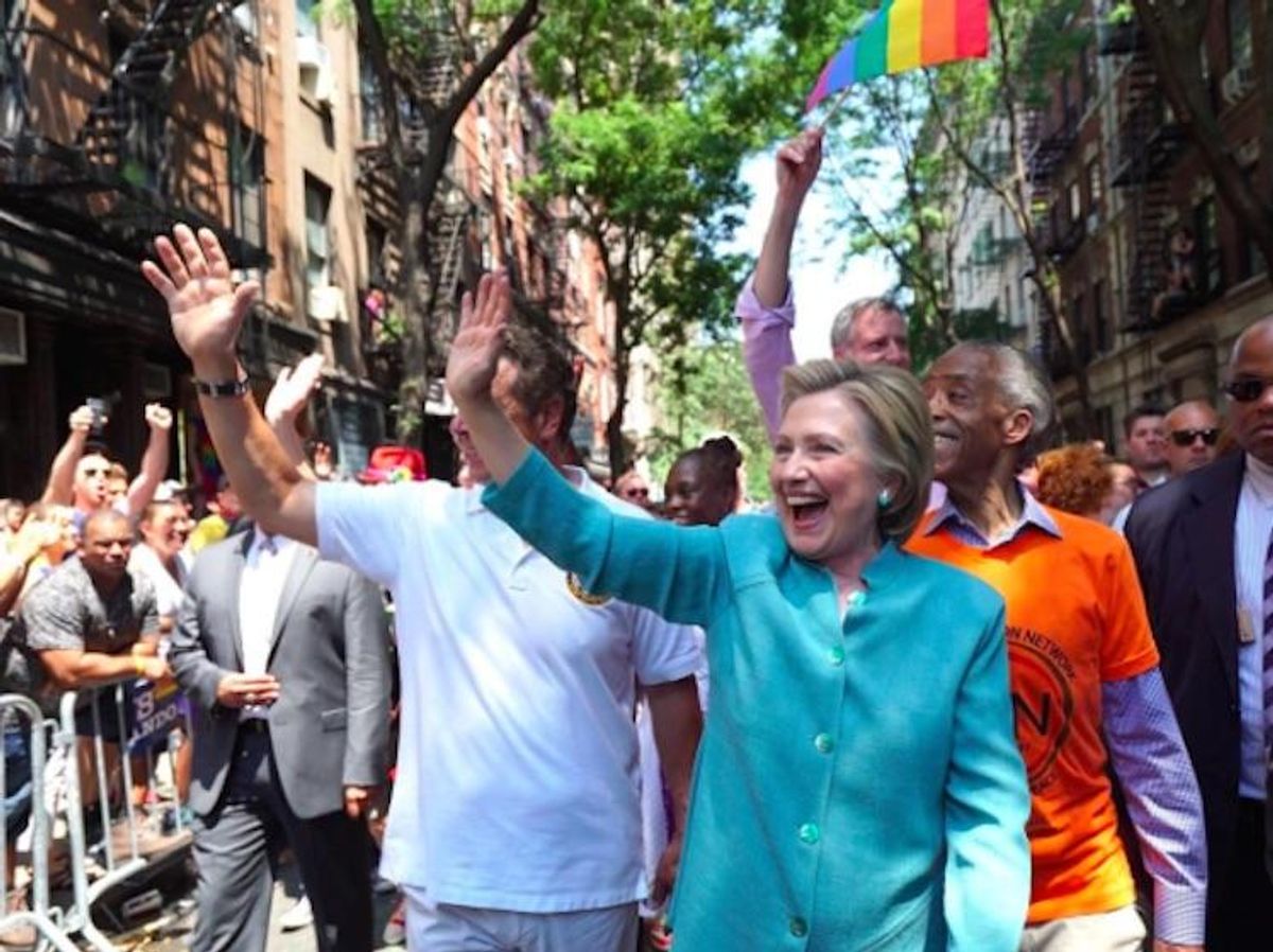 Hillary Clinton at New York Pride