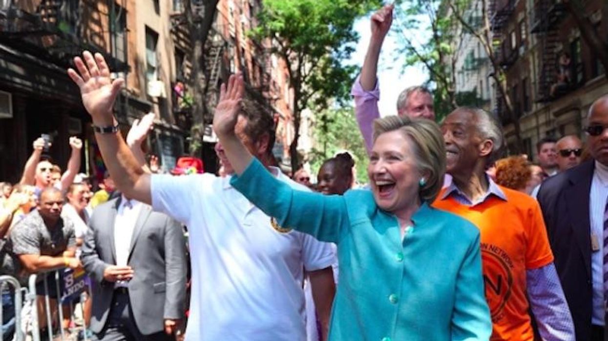 Hillary Clinton at New York Pride